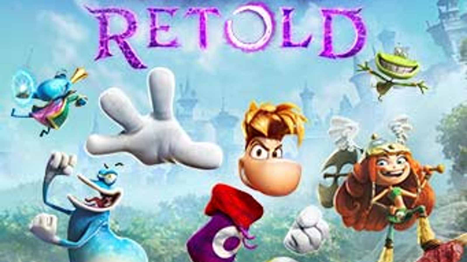 Rayman på omslaget till Rayman Legends Retold
