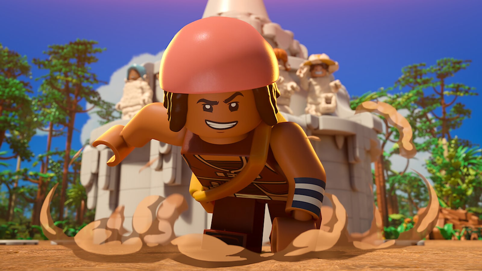LEGO-versioner av One Piece-figurer i ett färgstarkt äventyr